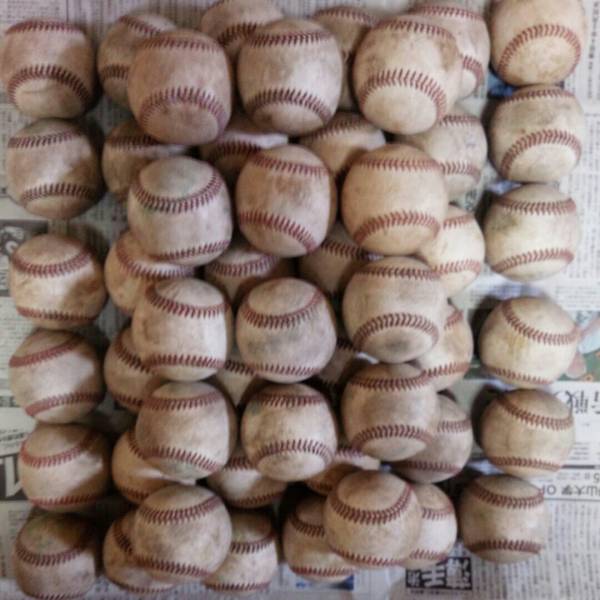 ☆送料無料☆ 50球 硬式ボール 硬式野球ボール 硬球 硬式球 PVC製 硬式野球ボール 使用感あり 50球