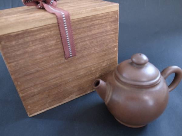 時代 煎茶道具 在銘 具輪珠 急須 単孔 倶輪珠 唐物