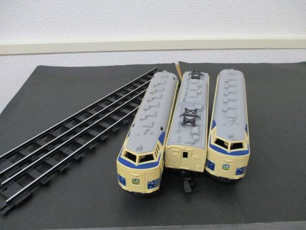 スーパーレール トミー TOMY 583系 はくつる ライト点灯 一応動作品 80 