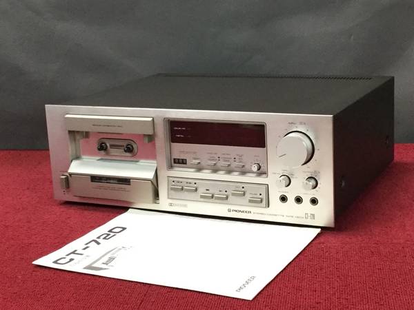 PIONEER CT-720 カセットデッキ◇委託品 高品質，豊富な PIONEER