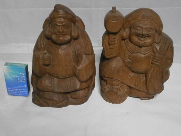木彫 恵比寿 | 大黒 Antique 恵比寿大黒 レトロ木彫り Collection 
