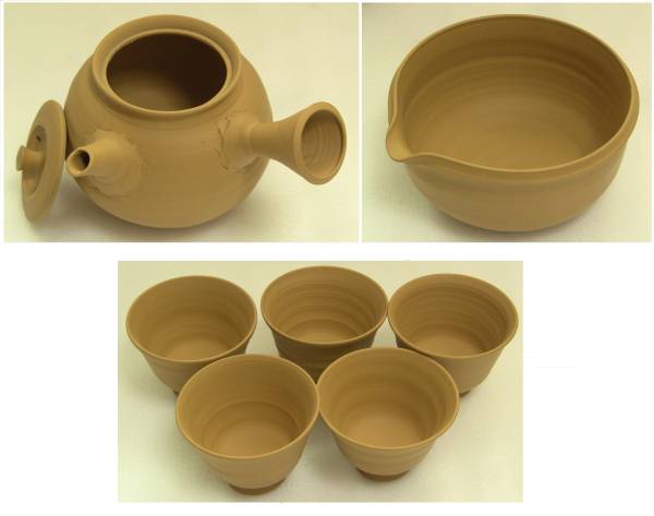 ★常滑焼　茶器　住まいインテリアセット　未使用・香山木箱付き・銘あり　★_2