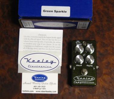 100%新品，高品質 Keeley Compressor 4KNOBS 4ノブ 検 ROSS SUPER GREEN(コンプレッサー)｜売買されたオークション情報、yahooの商品情報をアーカイブ公開 - オークファン エフェクター