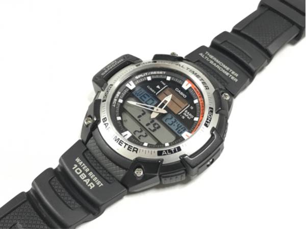 CASIO SPORTS GEAR SGW-400H ワールドタイム ツインセンサー アナログ_2