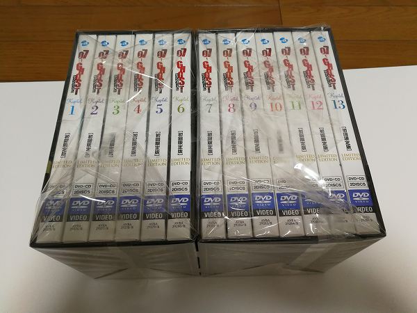 07-GHOST DVD　全13巻セット　新品＋ディスク未開封 初回限定版