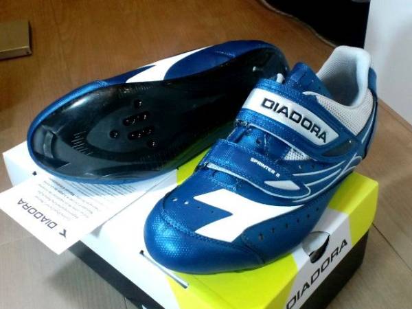 ★残1 新品DIADORA Sprinter2 ブルー/ホワイト 42 26.5cm SPD-SL 即決