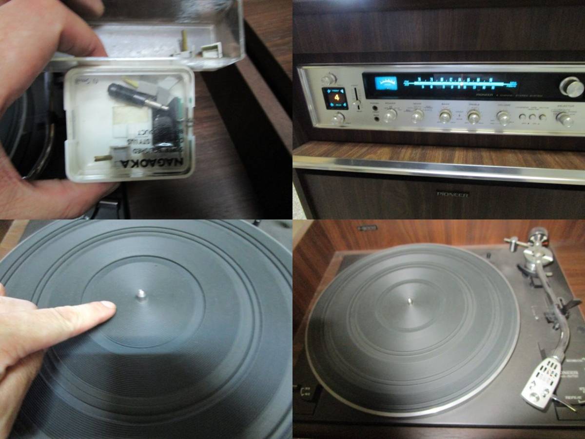 H)H【パイオニア】激レア品セパレートタイプ　レコードプレーヤーF-8000　片側スピーカセット