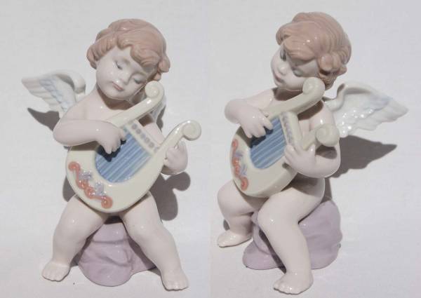 LLADRO (リヤドロ) フィギュリン 天使のメロディ ADAGIO 激安 アウトレット 店舗 LLADRO リヤドロ 天使のメロディ アダージョ