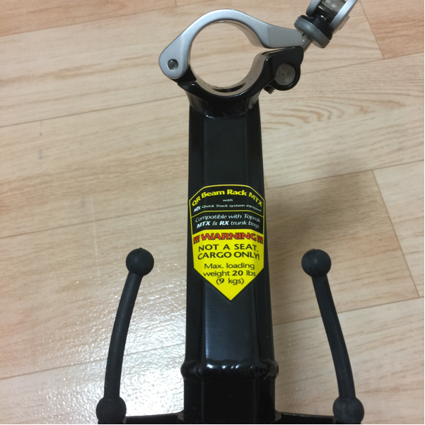 TOPEAK トピーク QR BEAM RACK MTX リアキャリア 現状_2