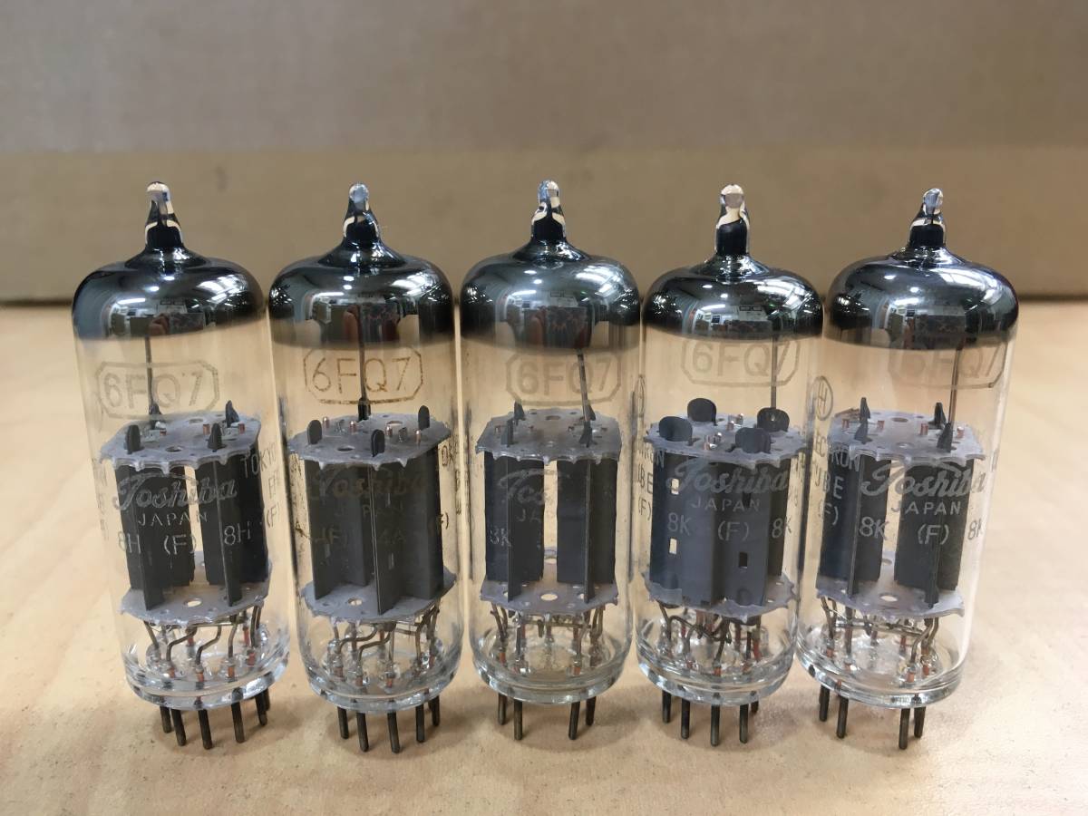 真空管　東芝　6FQ7　5本