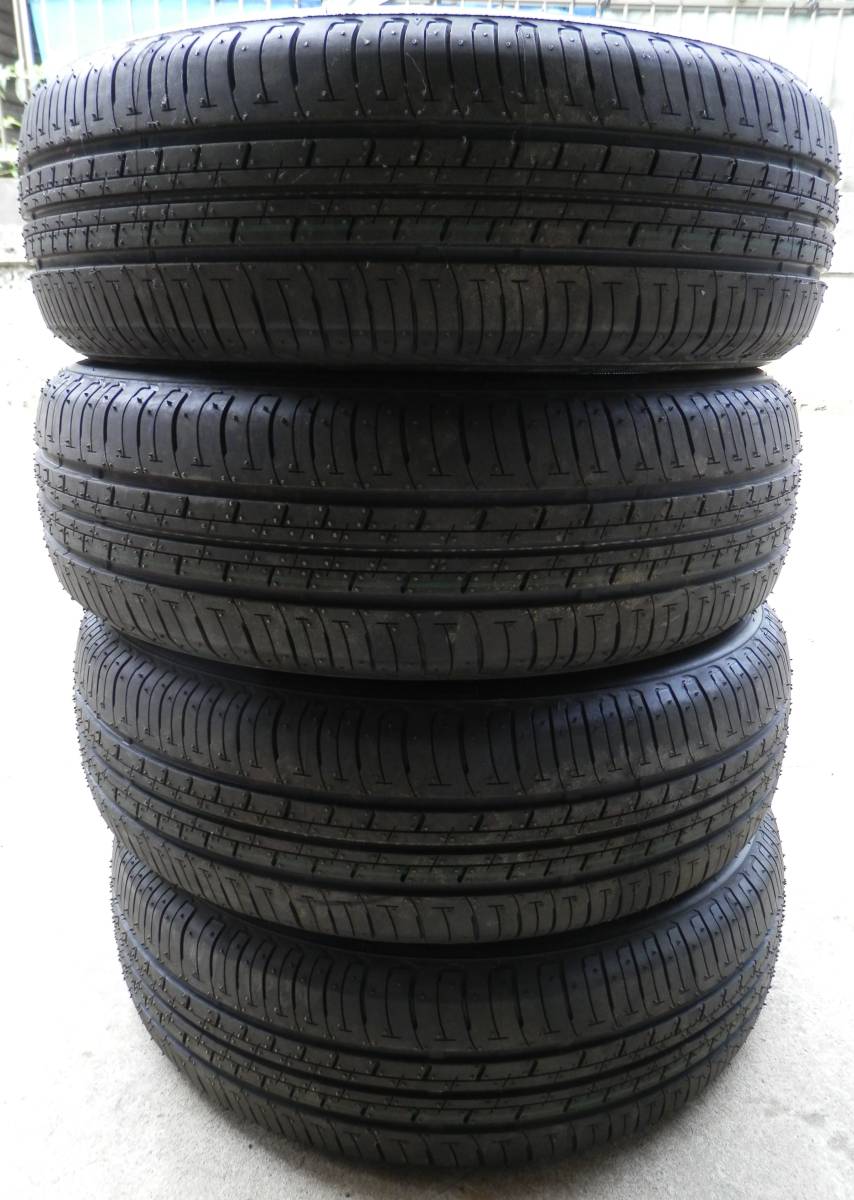 新車外し ブリジストン　エコピア　EP150　165/55R15　75V　17年製　バリ山　4本　ムーヴ タント ワゴンR　スペーシア　29年5月納車