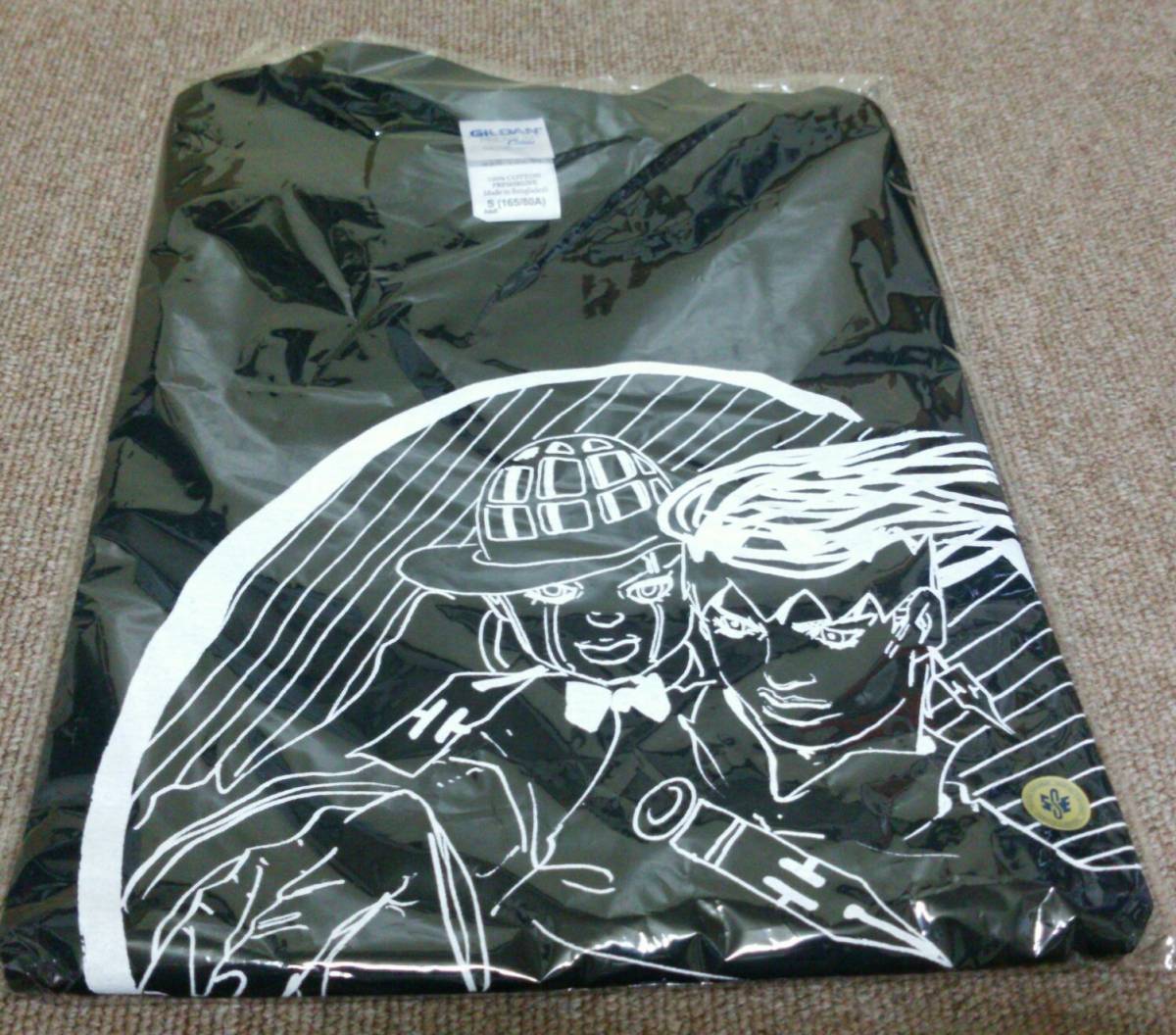 おまけ2個付★ 完売品 サイズM ジョジョ展 限定 Tシャツ 黒 ★ KV 4部 岸辺露伴 荒木飛呂彦原画展 in S市杜王町 2017 仙台 ジョジョフェス