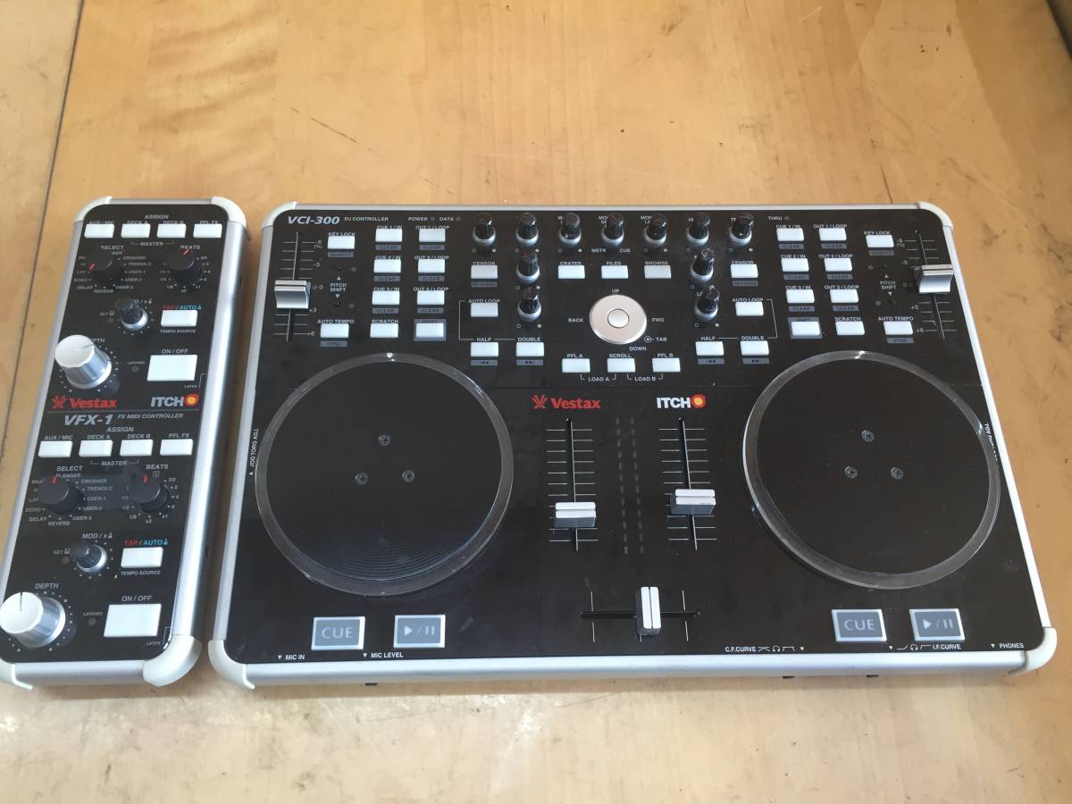 Vestax ベスタクス PCDJコントローラー VCI-300 VFX-1 セット ジャンク 