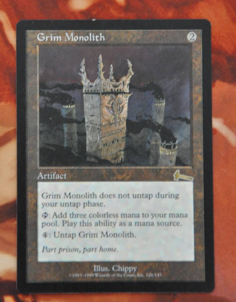 Monolith 厳かなモノリス MTG 厳かなモノリス⁄Grim | Monolith》[ULG] 茶R