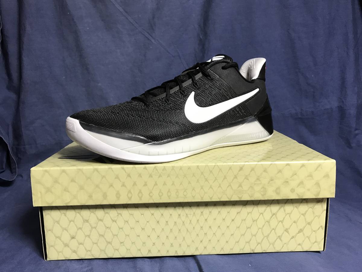 27.5㎝ NIKE KOBE A.D. コービー エーディー 新品未使用 BLACK/WHITE 黒 白 852425-001 コービー ブライアント