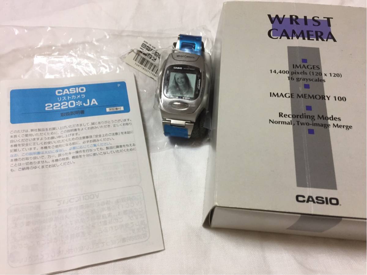 カシオ CASIO リストカメラ 2220 JA 箱 説明書付 時計 WATCH CAMERA カメラ_1