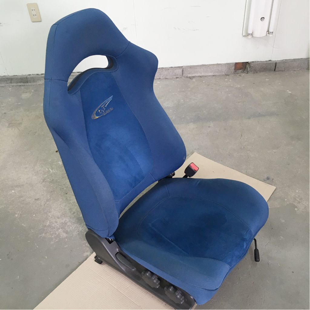 99円売り切り】スバル/インプレッサWRX(GC8)/運転席シート/純正/セミ 