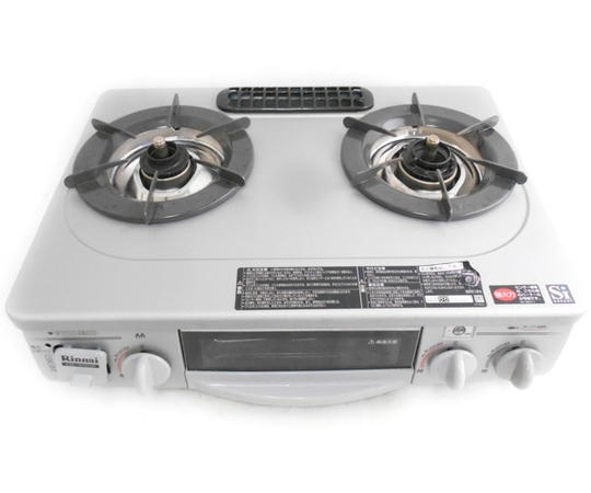 中古 RINNAI リンナイ KGE-91NTSR グリル ガステーブル ガスコンロ 都市ガス キッチン家電 N2611346