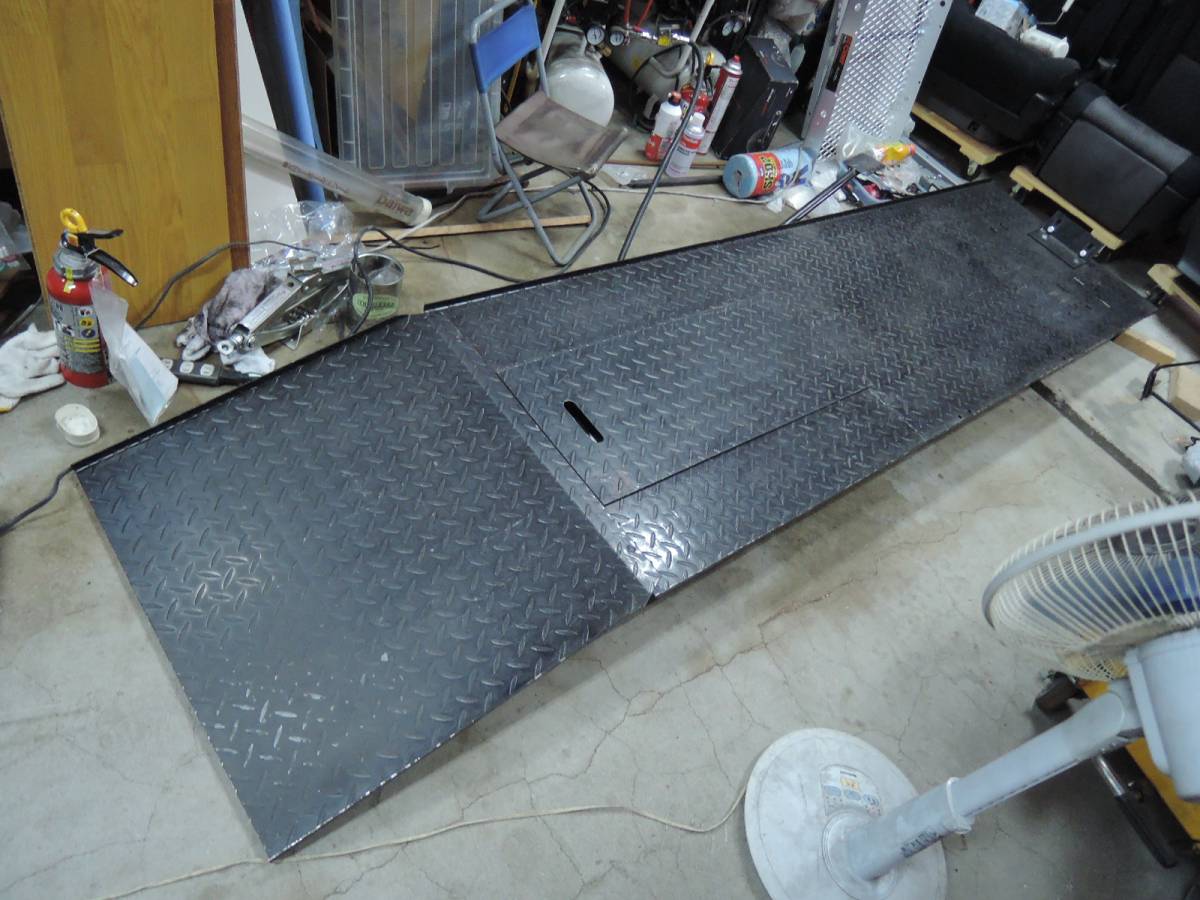 エアー＆足踏み　バイクリフト　程度良好　中古