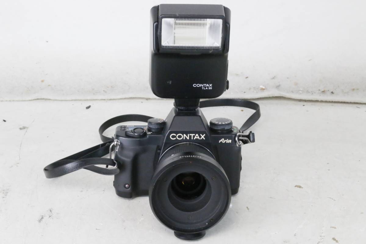 コンタックス Aria ジャンク G61◇CONTAX コンタックス Aria + Carl Zeiss Mutar1 2x ジャンク