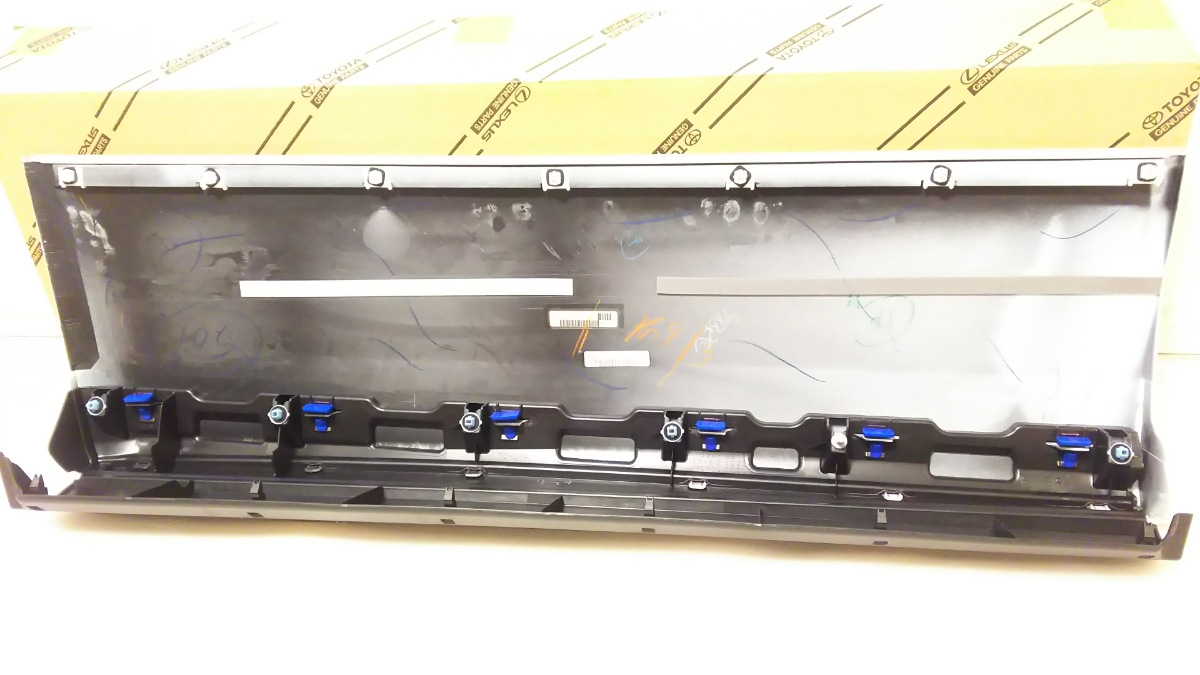 中古美品※ANH20アルファード/ヴェルファイア 純正 右フロントドアマッドガード/サイドスカート/プロテクター76925-58030パールホワイト070