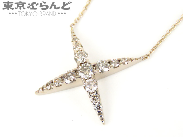 101240362 カシケイ Kashkey ネイキッド ネックレス ブラウンダイヤ 1.00ct K18 WG 仕上済(ホワイトゴールド ...