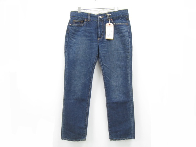 定価19440円 日本製 REMI RELIEF レミレリーフ RN17209227 クロップド丈 ユーズド加工 デニムパンツ Mサイズ