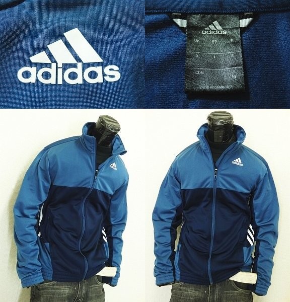 ☆バックロゴ!adidasアディダスツートン切替ジャージM☆