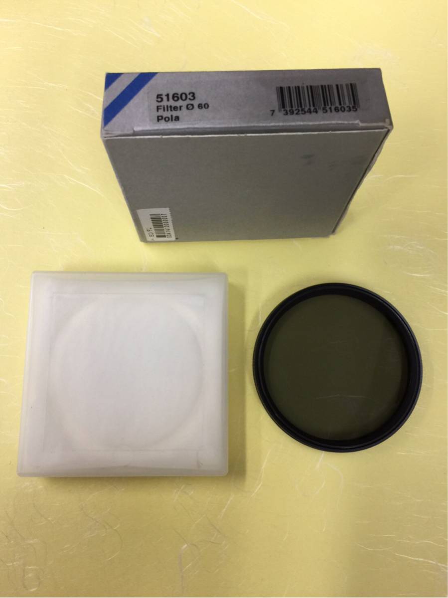 純正品 HASSELBLAD ハッセルブラッド φ60 PL フィルター 3× PL -1.5 (Lin) 偏光 Filter