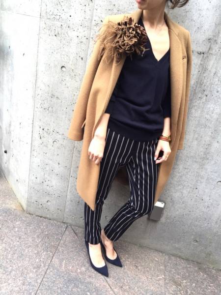 L'Appartement アパルトモン Lisiere ★ウールチェスターコート　キャメル