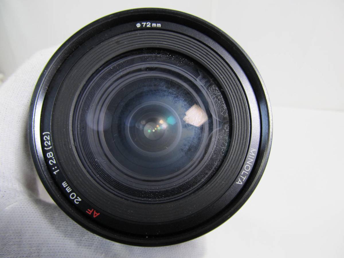 20mm AF MINOLTA ミノルタ New ジャンク α-9 ボディ +レンズ minolta 1