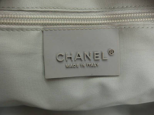 1円 シャネル スポーツ トートバッグ グレー BQ437