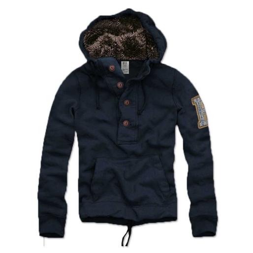 カリホリ『Cali Holi』ヘンリーフードボアパーカーB/ネイビー/M