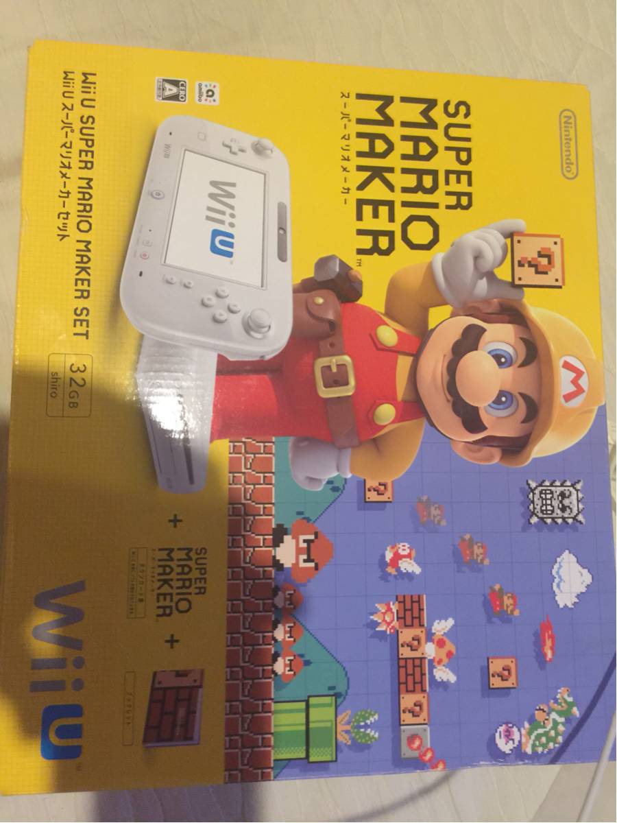 wiiU 32GB マリオメーカー、ゼルダの伝説ブレスオブワイルド付き