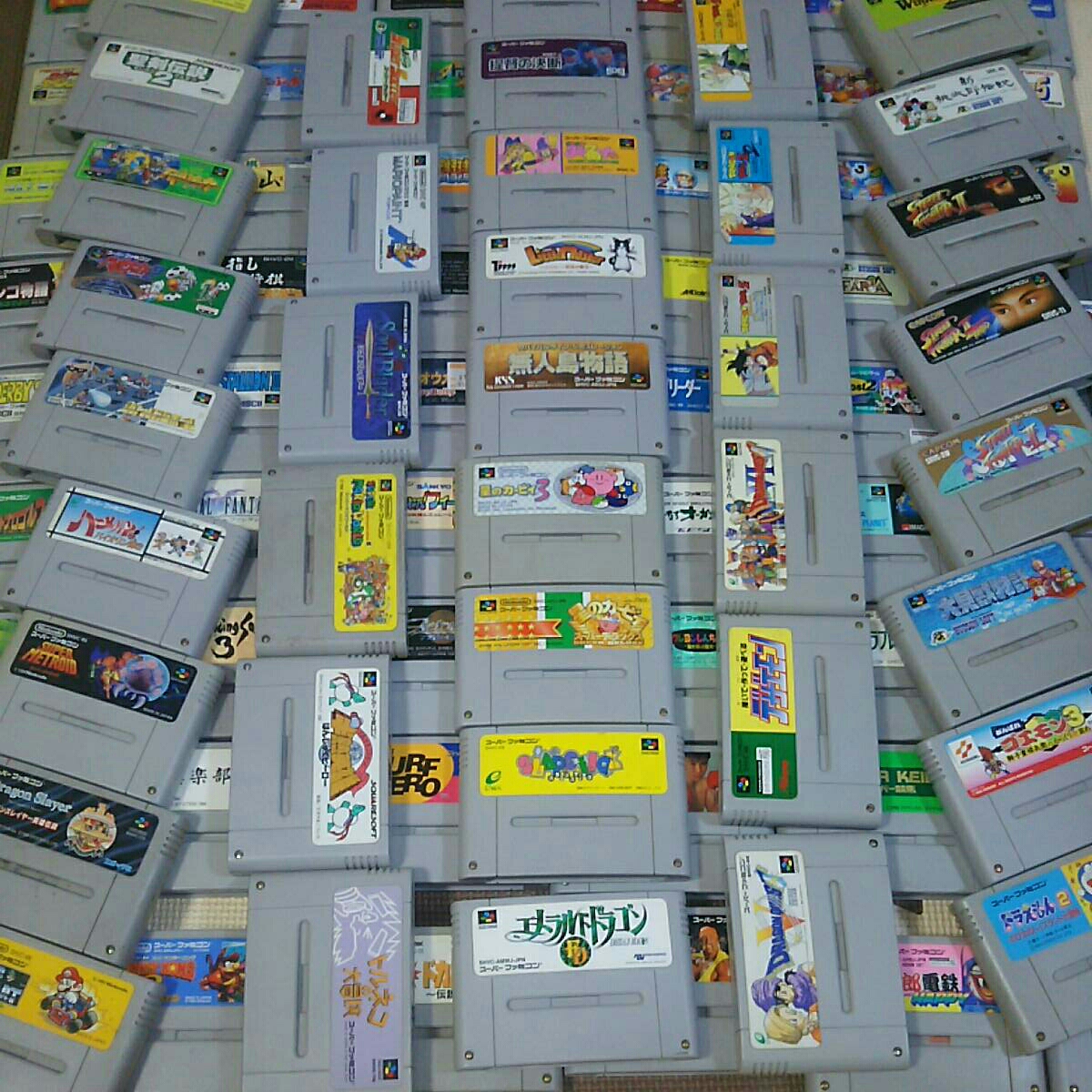 【SEC ダブり無し 91本セット まとめて大量に！】スーパーメトロイド/星のカービィ3/ハーメルンのバイオリン弾き/無人島物語/ゴエモン 等