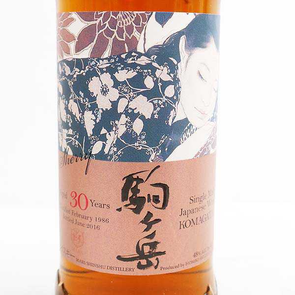 0 シングルモルト駒ヶ岳 AGED 1 シェリーカスク YEARS マルス