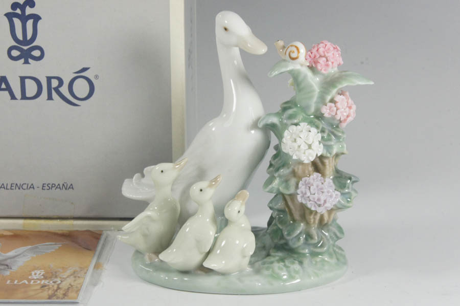 美品】LLADRO リヤドロ 1439 カタツムリ アヒル フィギュリン リヤドロ