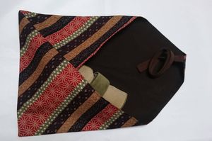 弓道 掛け 胸かけ (したがけ かけ袋付き)6点セット 未使用品（弓道 