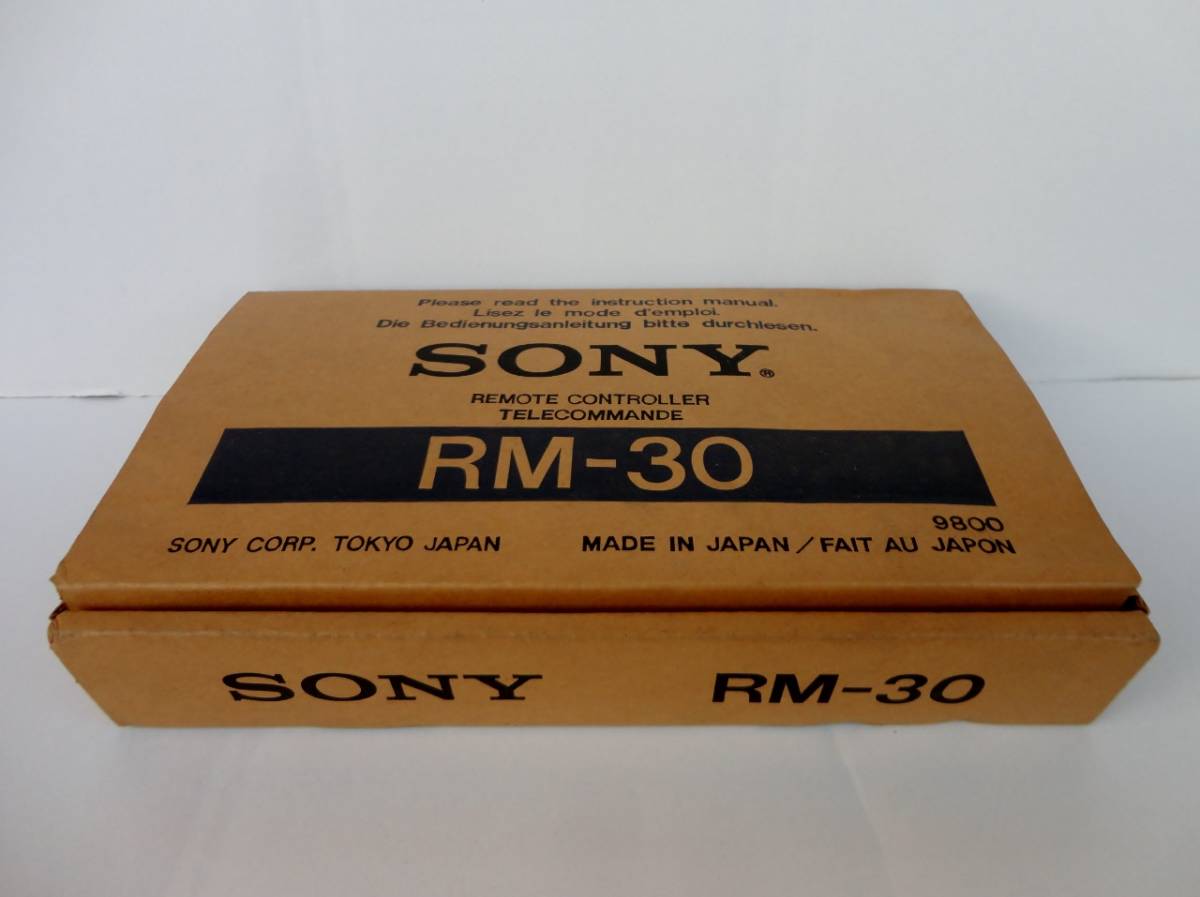 SONY Yahoo!オークション リモコン rm-30」の落札相場・落札価格