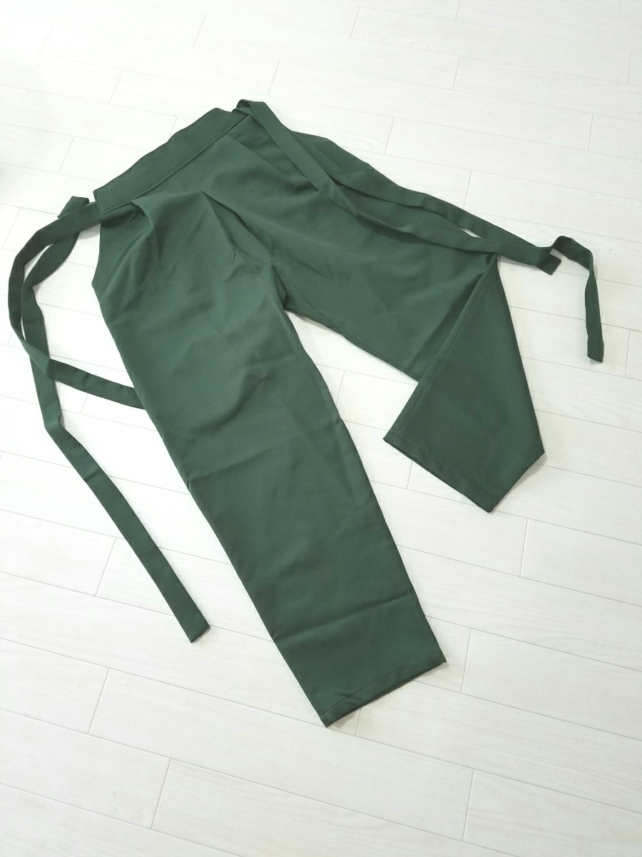 野袴★Lサイズ　モスグリーン♪