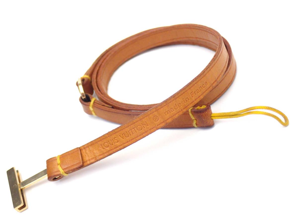 ◎LOUIS VUITTON ルイ・ヴィトン ヌメ革 コリエ・テレフォン ジャポン M63055 ネックストラップ スマホ 携帯ストラップなどに_1