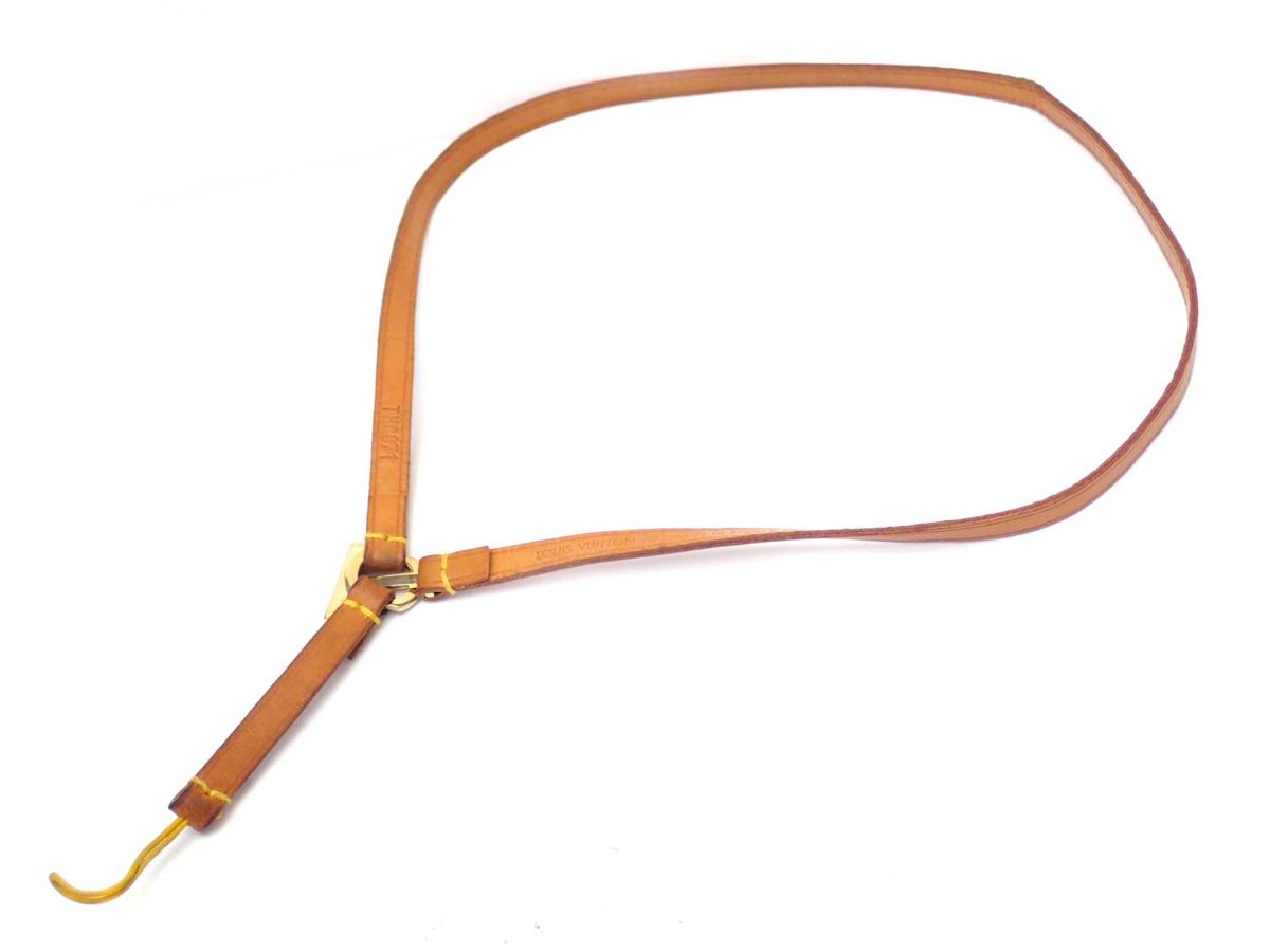 ◎LOUIS VUITTON ルイ・ヴィトン ヌメ革 コリエ・テレフォン ジャポン M63055 ネックストラップ スマホ 携帯ストラップなどに_6