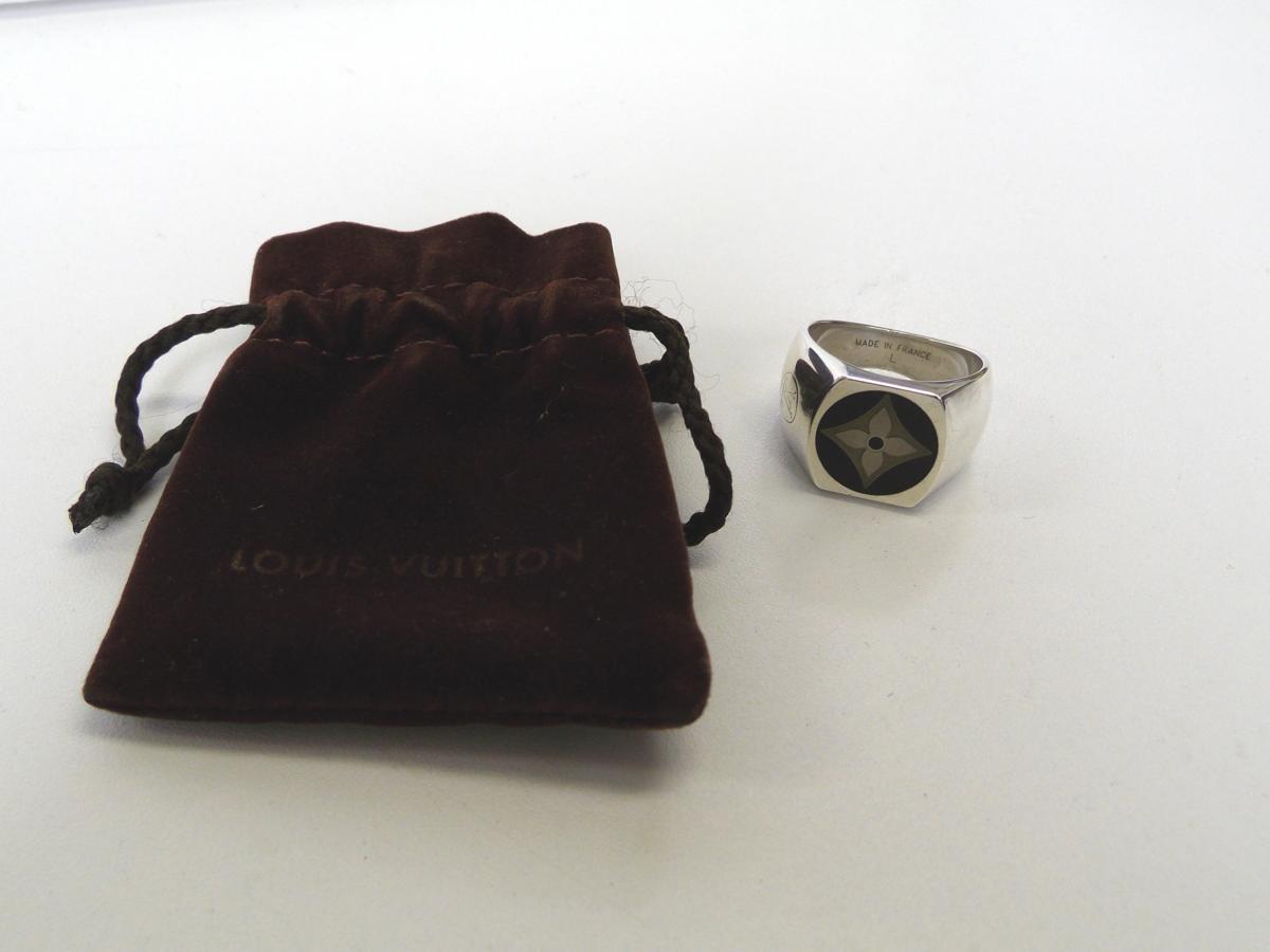 R2909-45宮27181　LOUIS VUITTON　バーグフルール　モノグラムリング　L　ルイ・ヴィトン　SV925