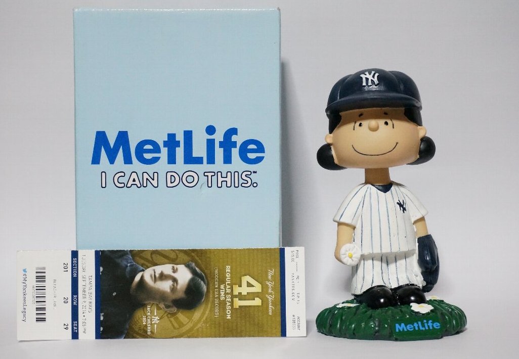 LUCY Peanuts ルーシー 球場配布 バブルヘッド 首振り人形 スヌーピー 