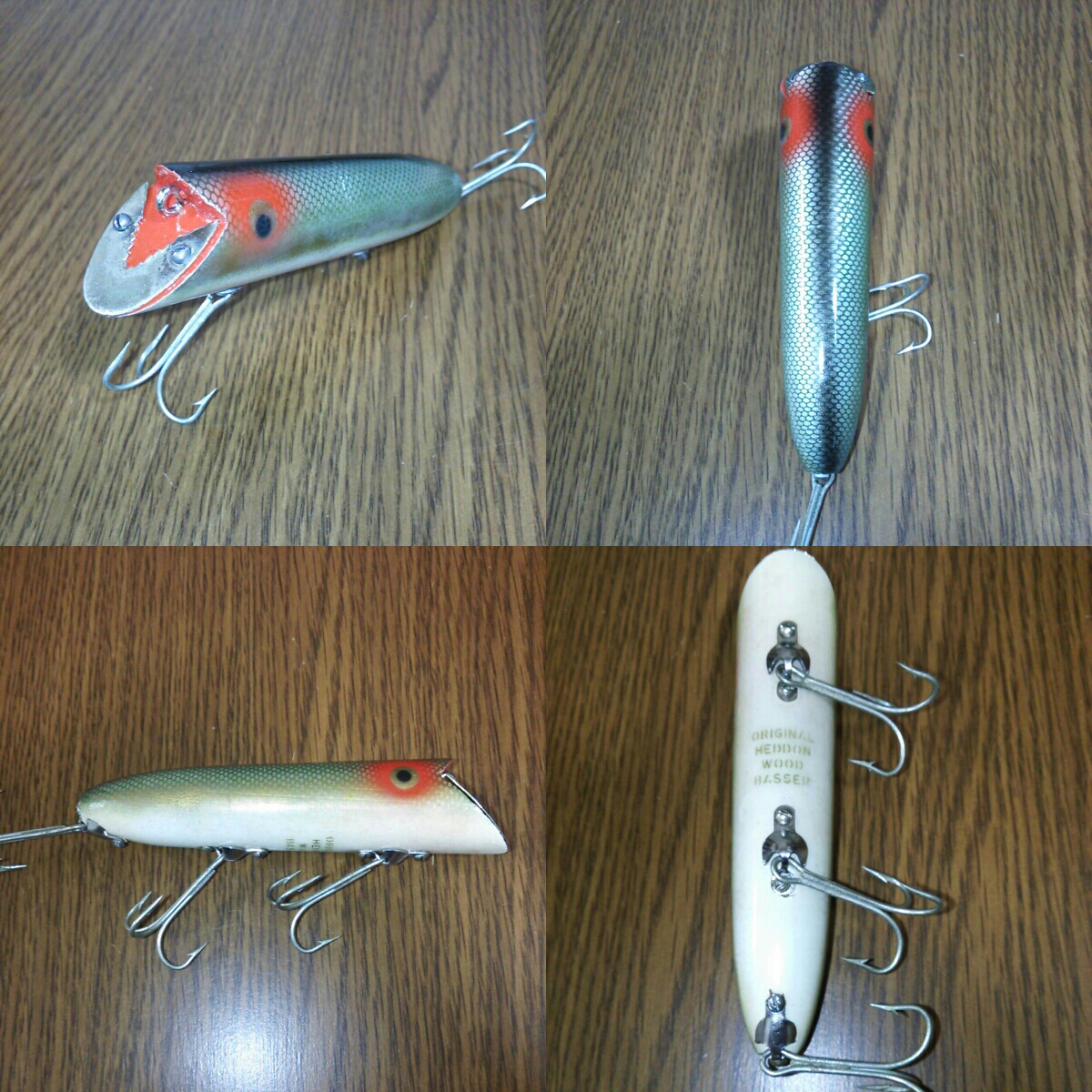 ヘドン・ウッド バサー【Heddon・WOOD BASSER】No.8500 D