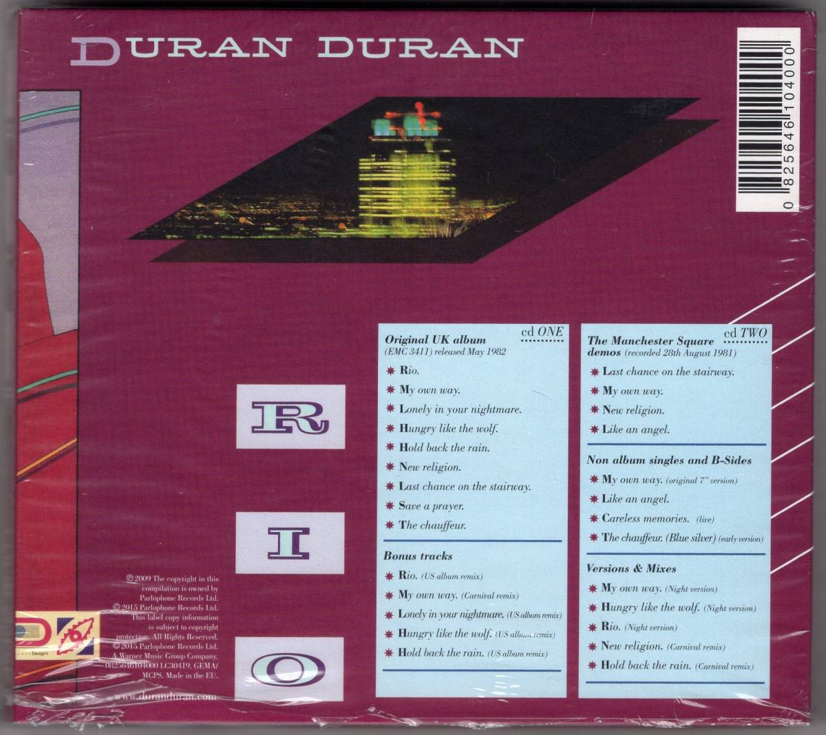 Duran - Rio RIO Limited DURAN Edition 2CD 0 LIMITED 1 – & CD 