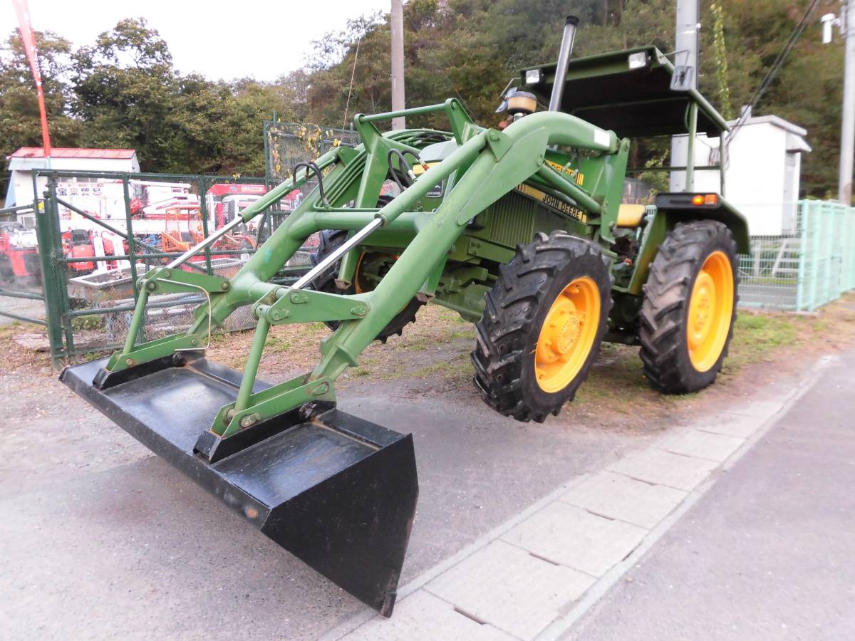 John Deere ジョンディア トラクター 1140d ローダー 4wd 整備済 60馬力 ヤンマージョンディア 青森 車体 売買されたオークション情報 Yahooの商品情報をアーカイブ公開 オークファン Aucfan Com