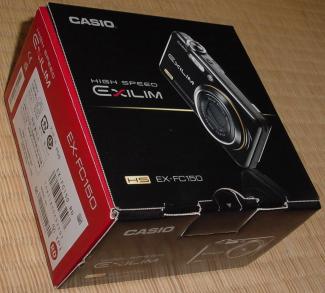 CASIOカシオのコンデジ、EX-FC150 RD、レッド、未使用、充電