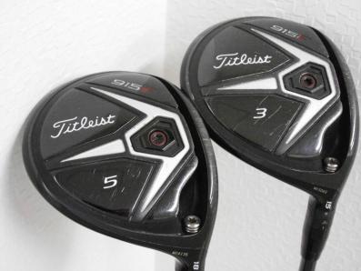 2本セット タイトリスト 915F 15/18 3W/5W SPEEDER 515 (SR) カバー・レンチ付き お得 人気 税込