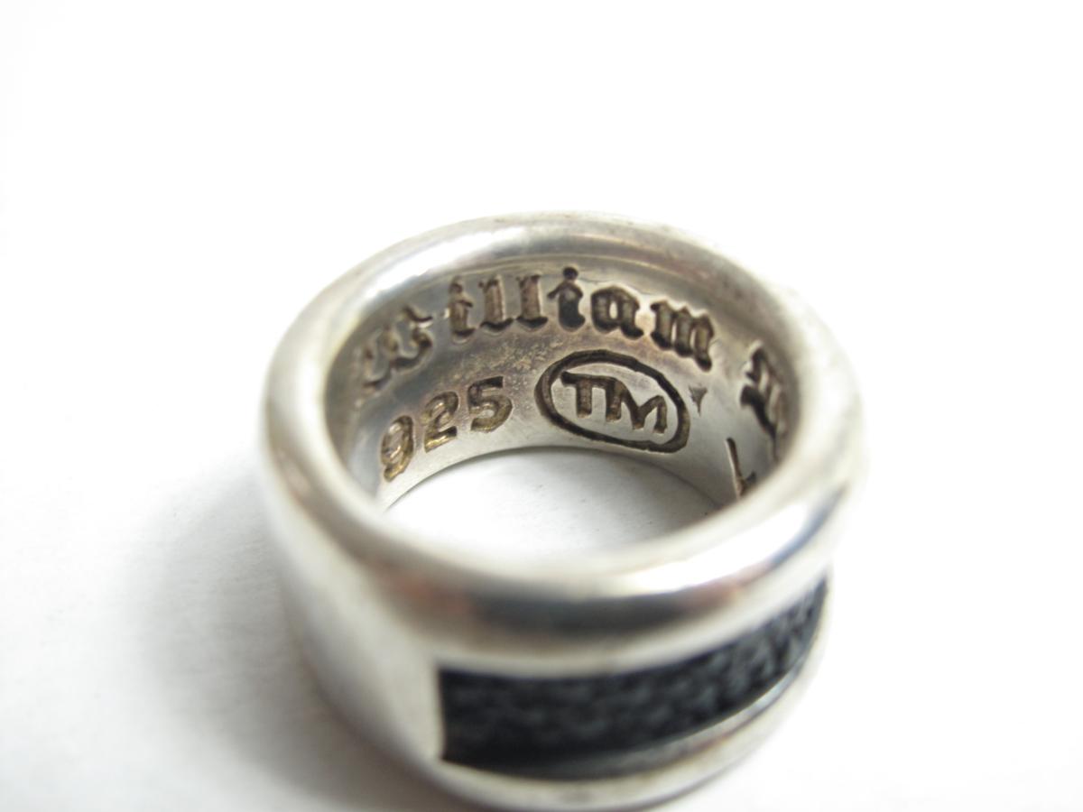 William Walles クラシックリング 925 19号 中古 指輪 ∴WA1351 
